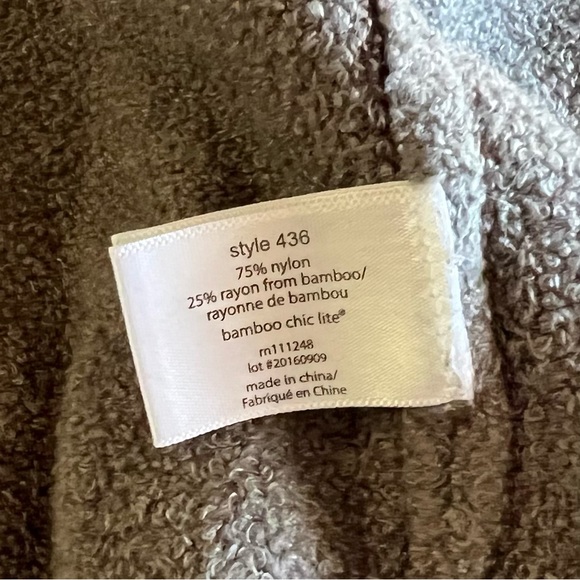 BAREFOOT DREAMS Bamboo Cozy Chic Calypso Wrap Cardigan #436 small medium - Picture 7 of 7